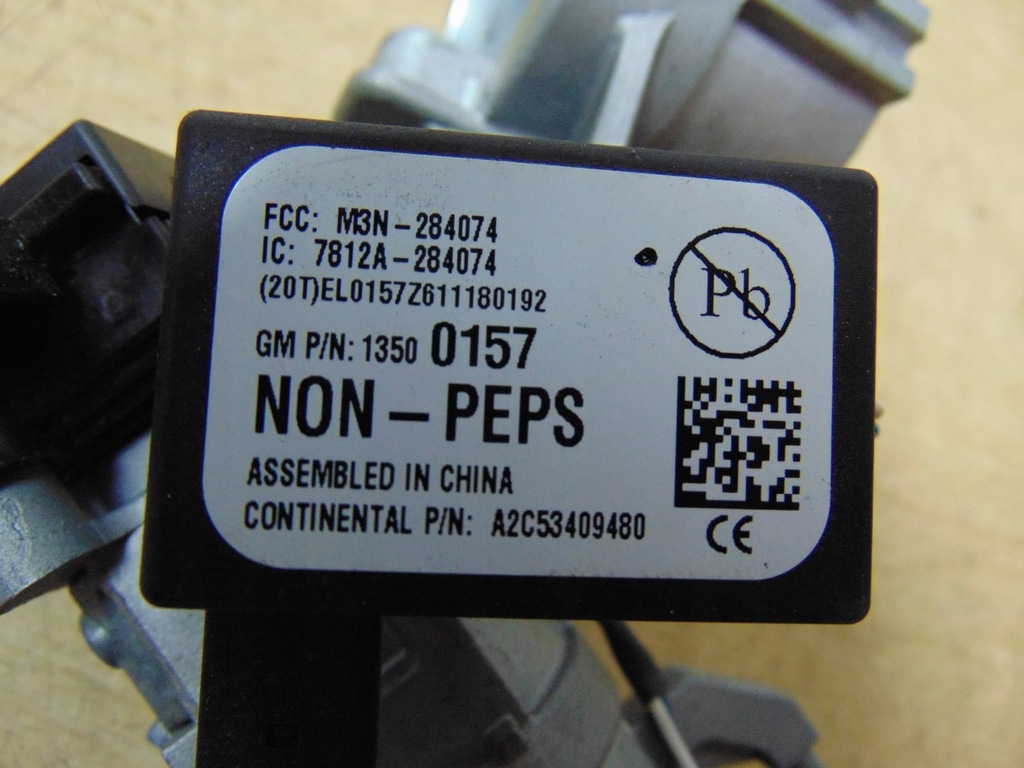 фото №13, Замок запалювання ключ opel astra j iv 13500157 europa