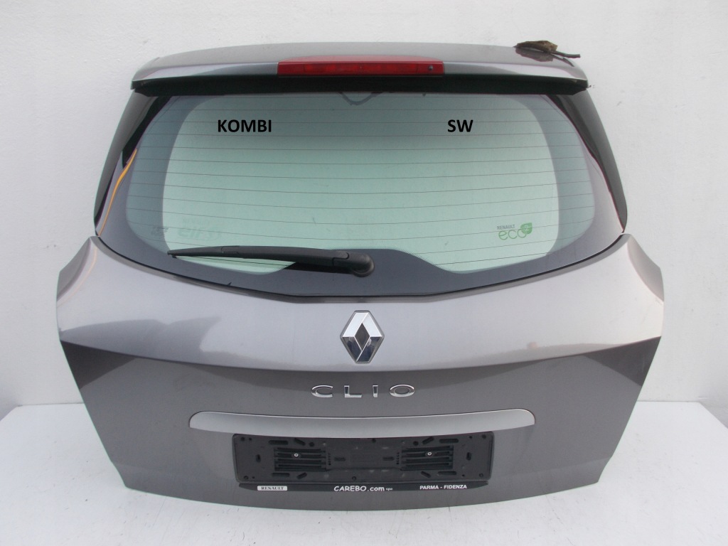 фото №1, Борт кришка багажника скло задня задня renault clio iii kombi
