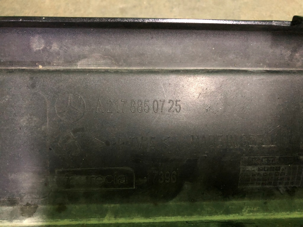 Mercedes s-klasa w217 coupe дифузор бампера задня Оригінал