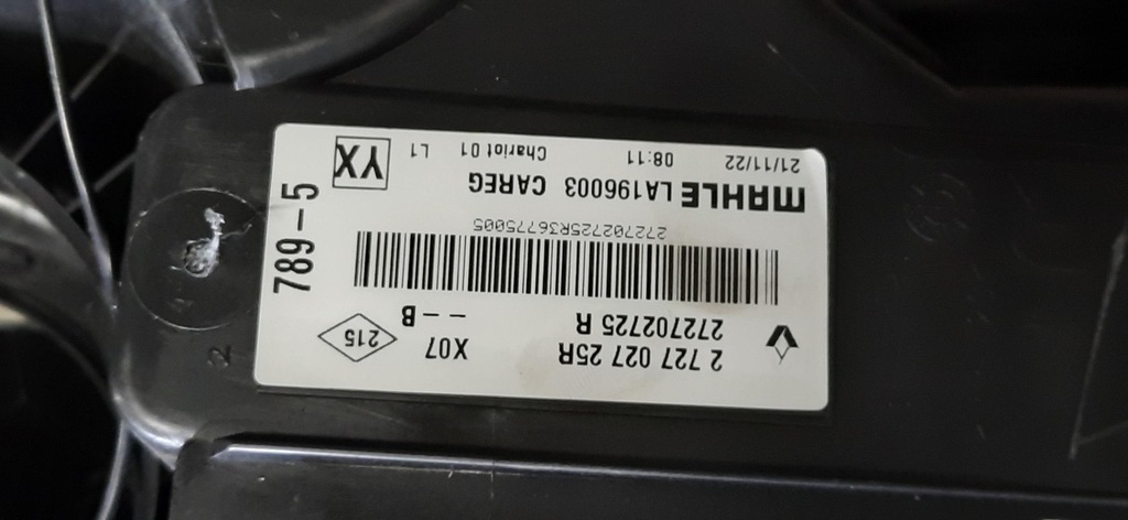 фото №6, Отопитель воздуходувка кондиционер renault clio v 272702725r