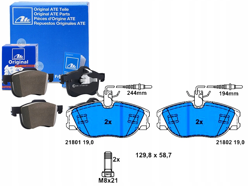 фото №1, Гальмівні колодки гальмівні peugeot перед 806 expert 1,6-2,0