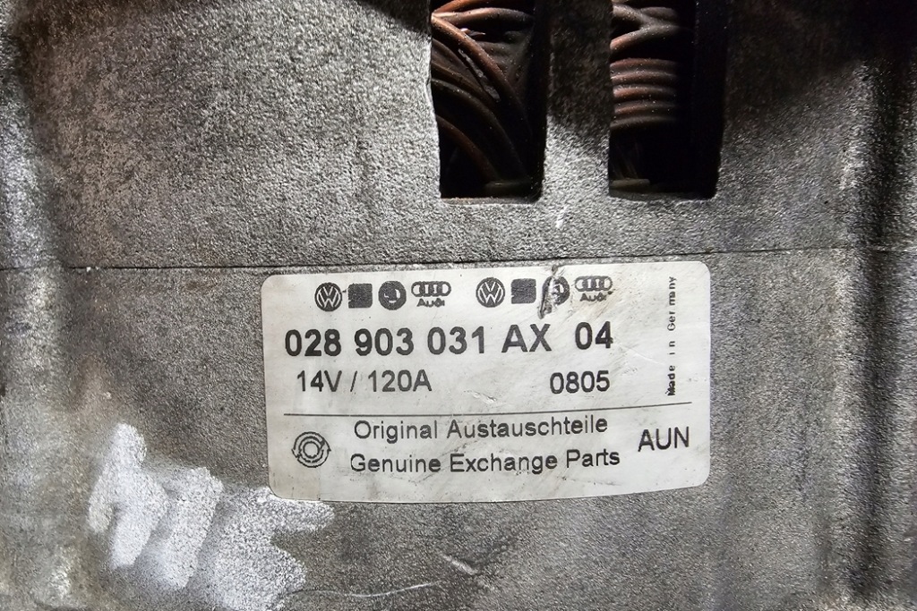 Генератор vw passat variant b5 3b6 028903031ax 1.9l дизель 96kw 2005 Зі Шроту