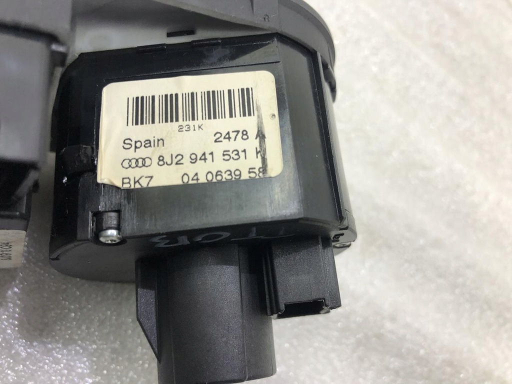 фото №8, Перемикач вимикач світла audi tt 8j 8j2941531k