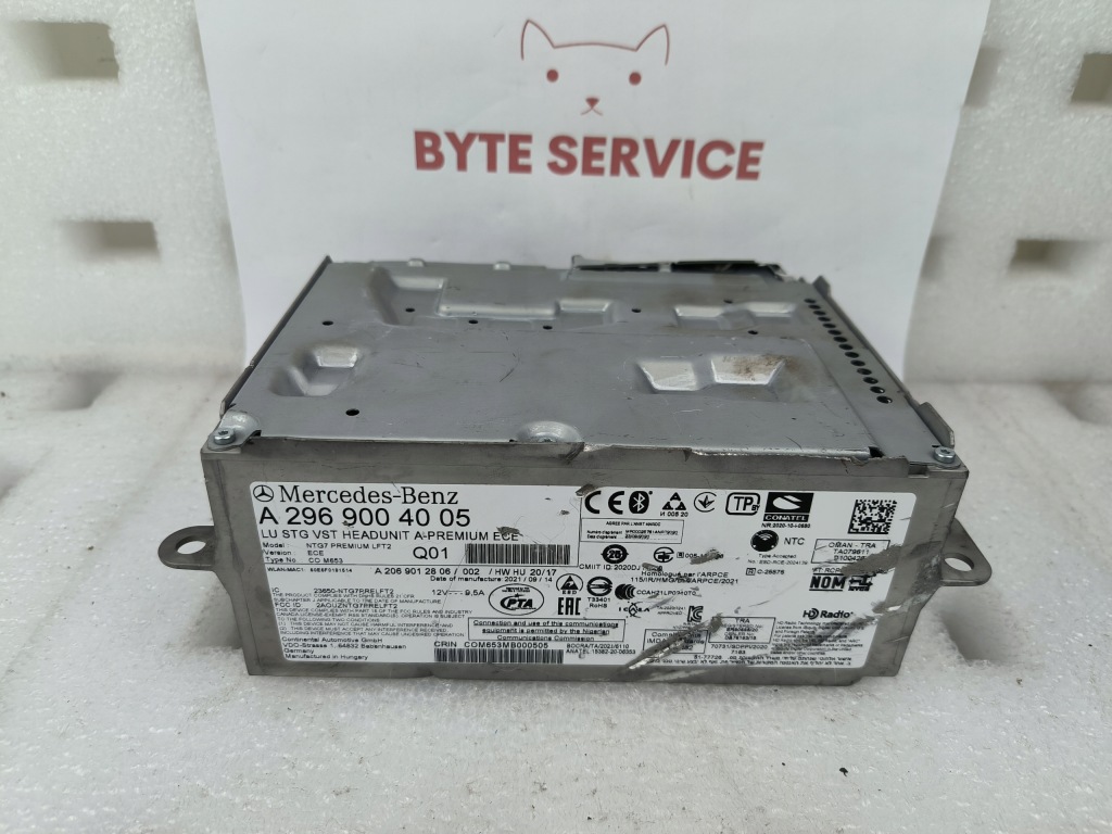 фото №1, Mercedes w223 w206 w296 ntg7 навігація радіо a2969004005