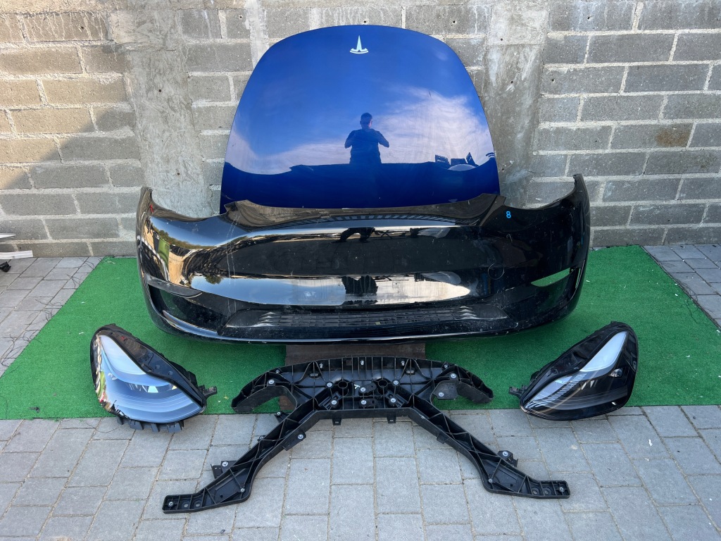 фото №1, Tesla y lift 2020- bez pdc бампер перед led