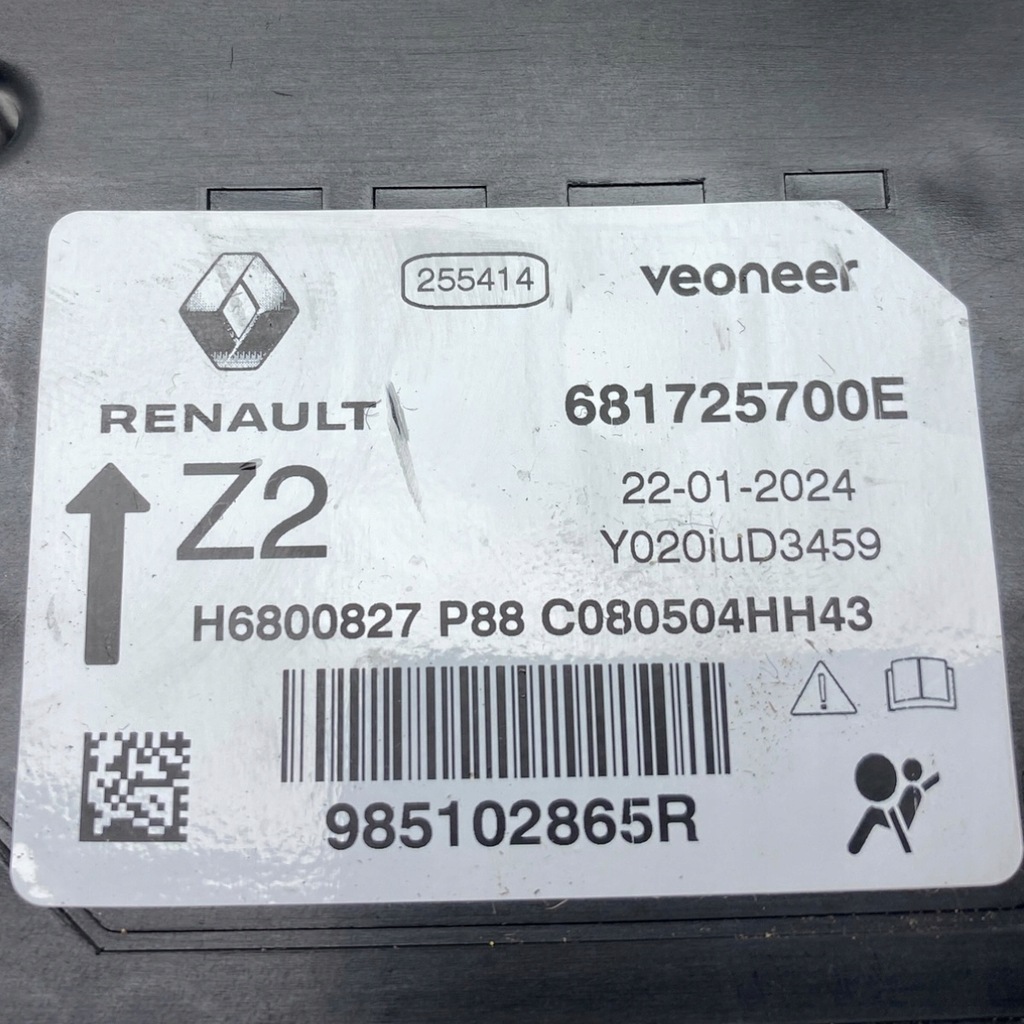 фото №11, Модуль датчик dacia sandero iii logan iii 985102865r