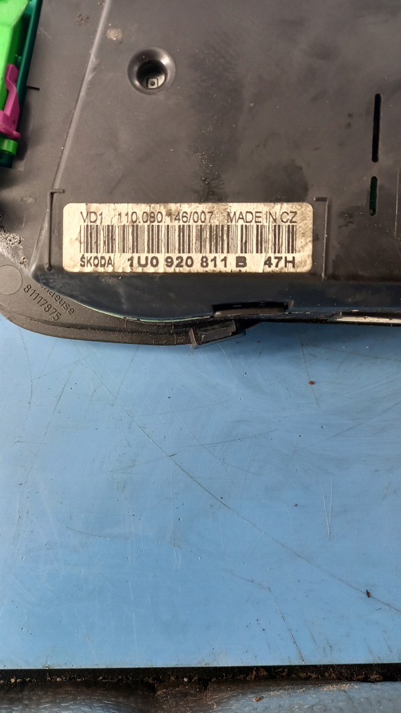 фото №4, Лічильник skoda octavia 1.6b 01r kombi