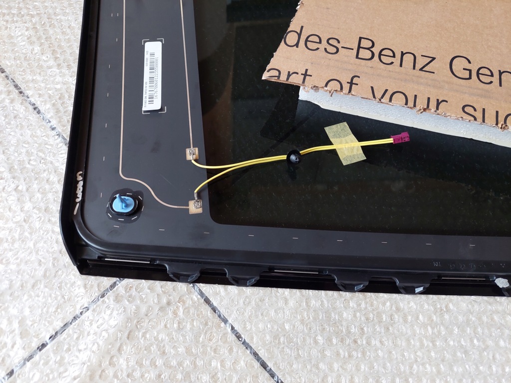 фото №10, Стекло боковая - тонированная - правая - mercedes gls w167 - nowa