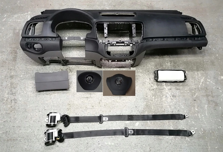 фото №1, Vw sharan ii 7n lift szary dół приборная панель подушка безопасности 2 ремни