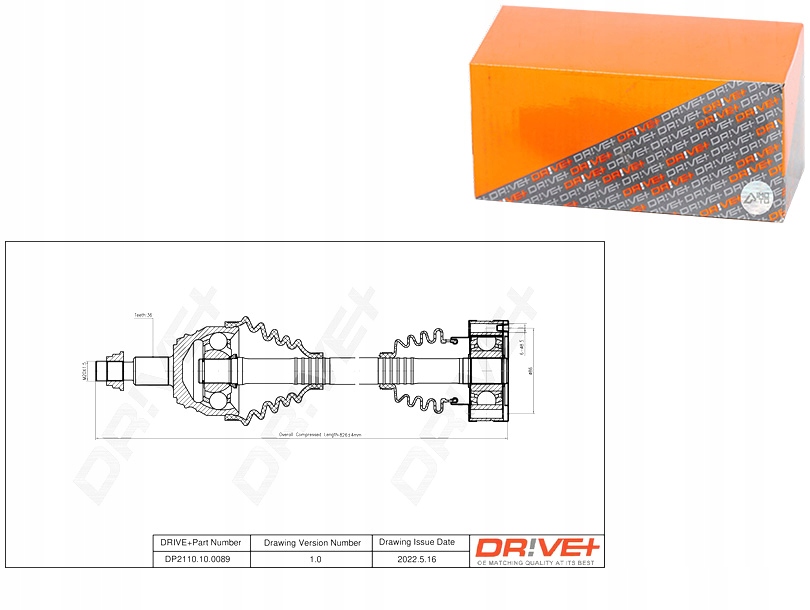 Купить Dr!ve+ dp2110.10.0089 wał приводной