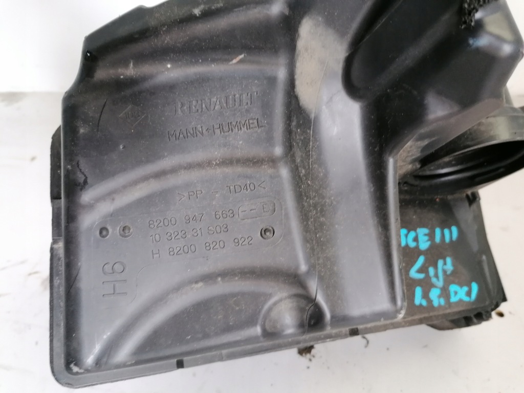 фото №2, Корпус фильтра воздуха renault scenic iii lift