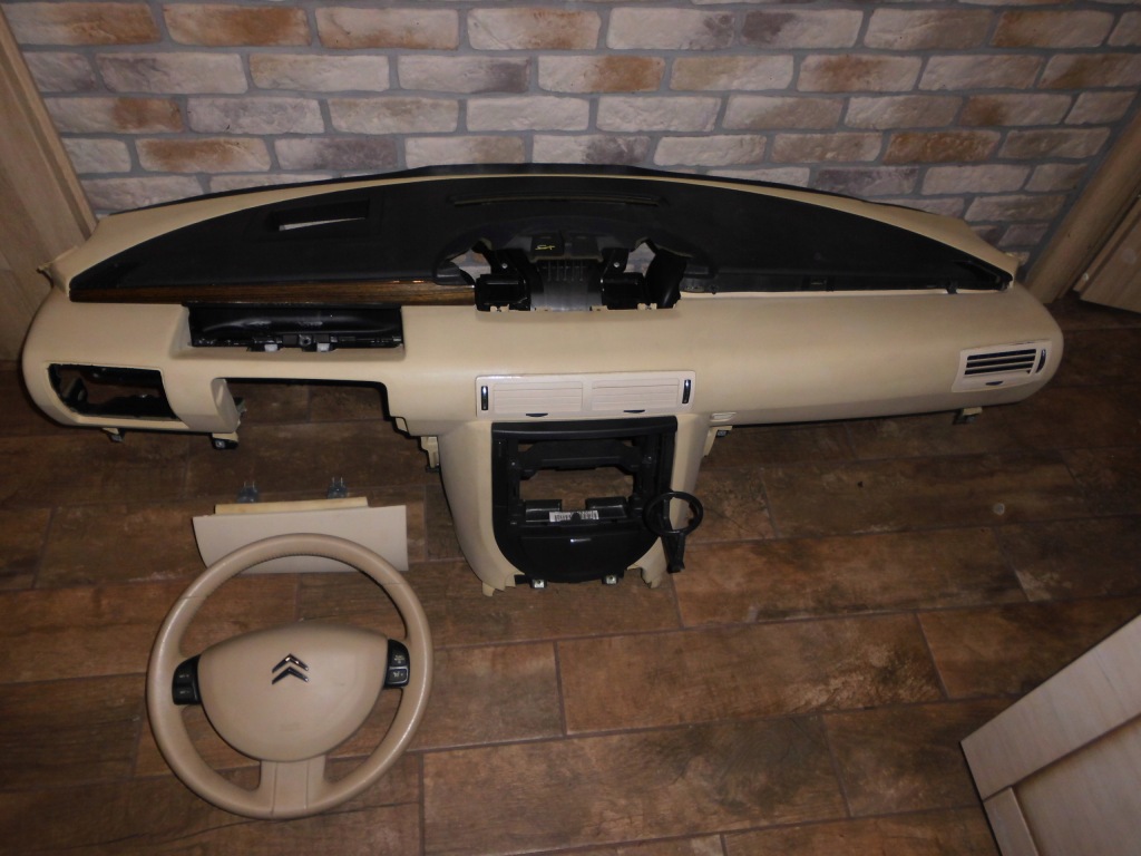 фото №1, Citroen c6 консоль + 3 x подушка безпеки