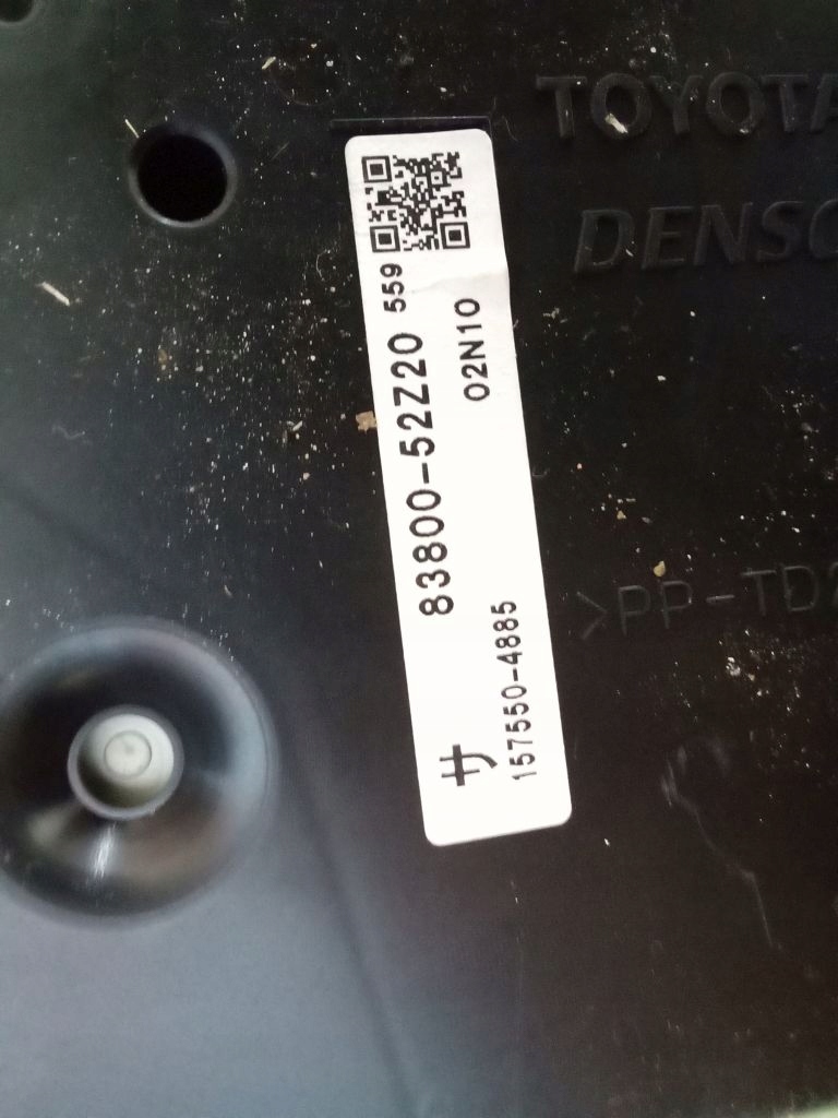 фото №5, Toyota verso s лічильник прилади 83800-52z20