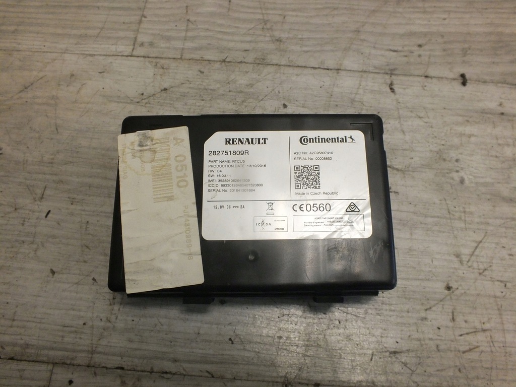 фото №1, Scenic iv 1.2 tce модуль навігації 282751809r