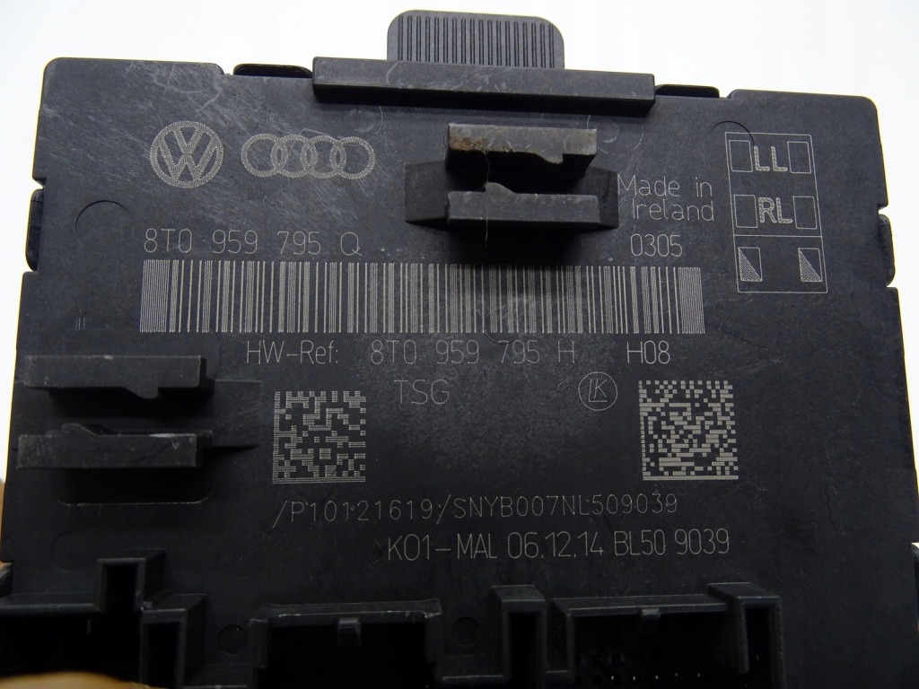 фото №10, Модуль блок управления дверь левый задняя задний a5 8t sportback 5d 8t0959795q
