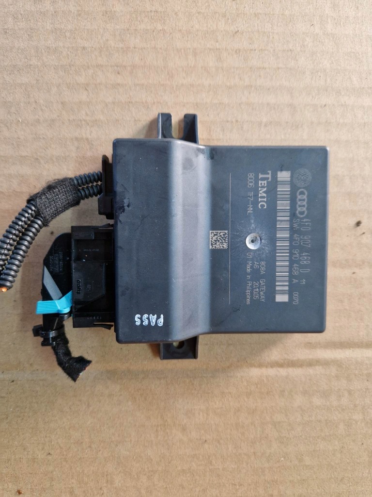 фото №1, Бортовой компьютер двигателя шлюз audi a6c6 4f0907468d