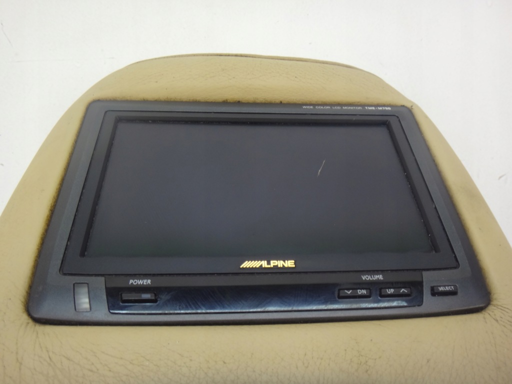 фото №9, Монітор w підголівник дисплея lcd 16.5 cm alpine tme-m750 bmw x5 e53