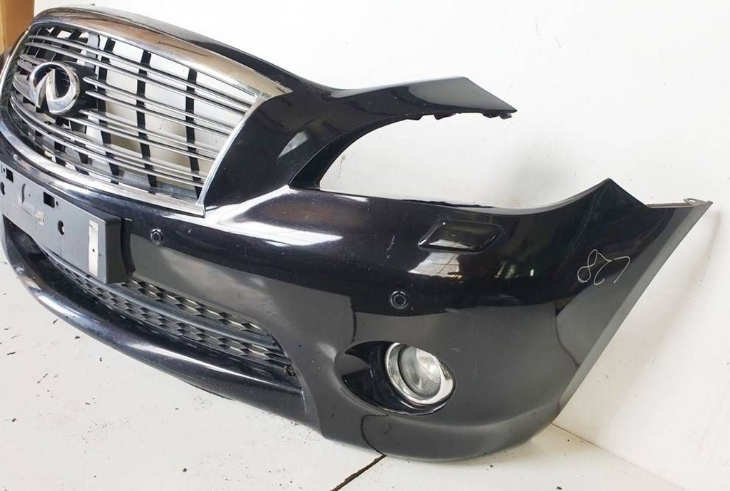 фото №8, Infiniti m iv m30 10-13r бампер перед решётка радиатора датчики решётка радиатора противотуманные фары kpl