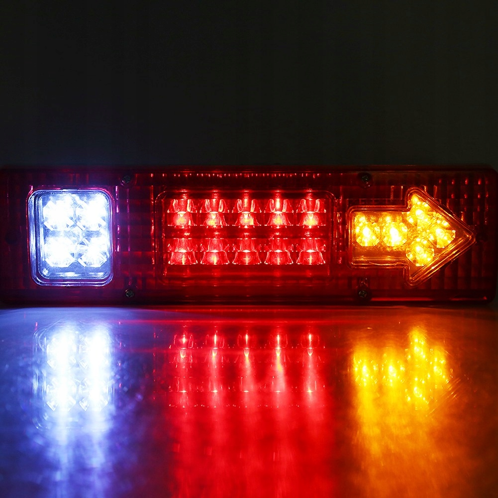 фото №9, 2x12v 19 led лампа задня led причепа комбінована