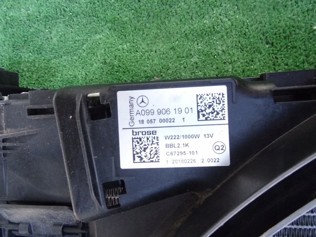 фото №15, Pas передний радиатор вентилятор w222 amg s63 lift