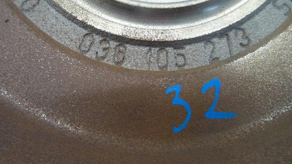 фото №4, Vw polo 6r ibiza 6j 1,2 колесо маховик 036105273