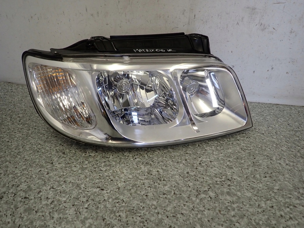 фото №8, Hyundai matrix 05-07 лампа передня права фара europa