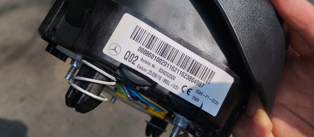 фото №9, Подушка подушка безпеки водія mercedes e klasa w213 оригінал