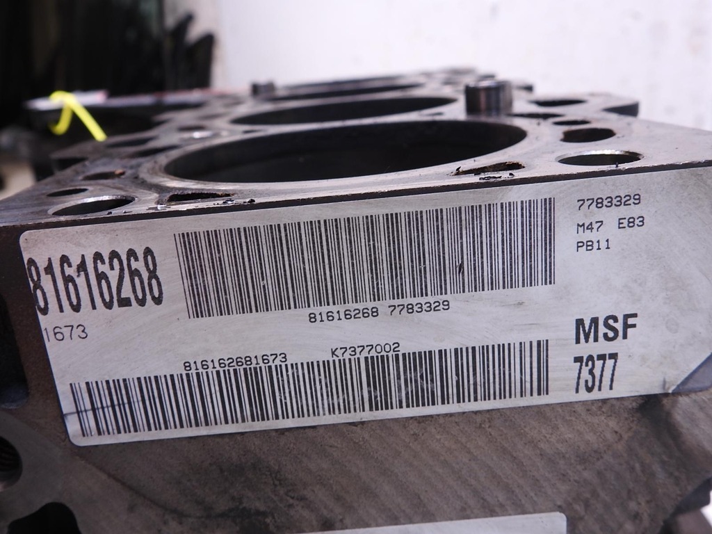 фото №8, Блок двигателя m47d20o2 bmw x3 e83 2.0d