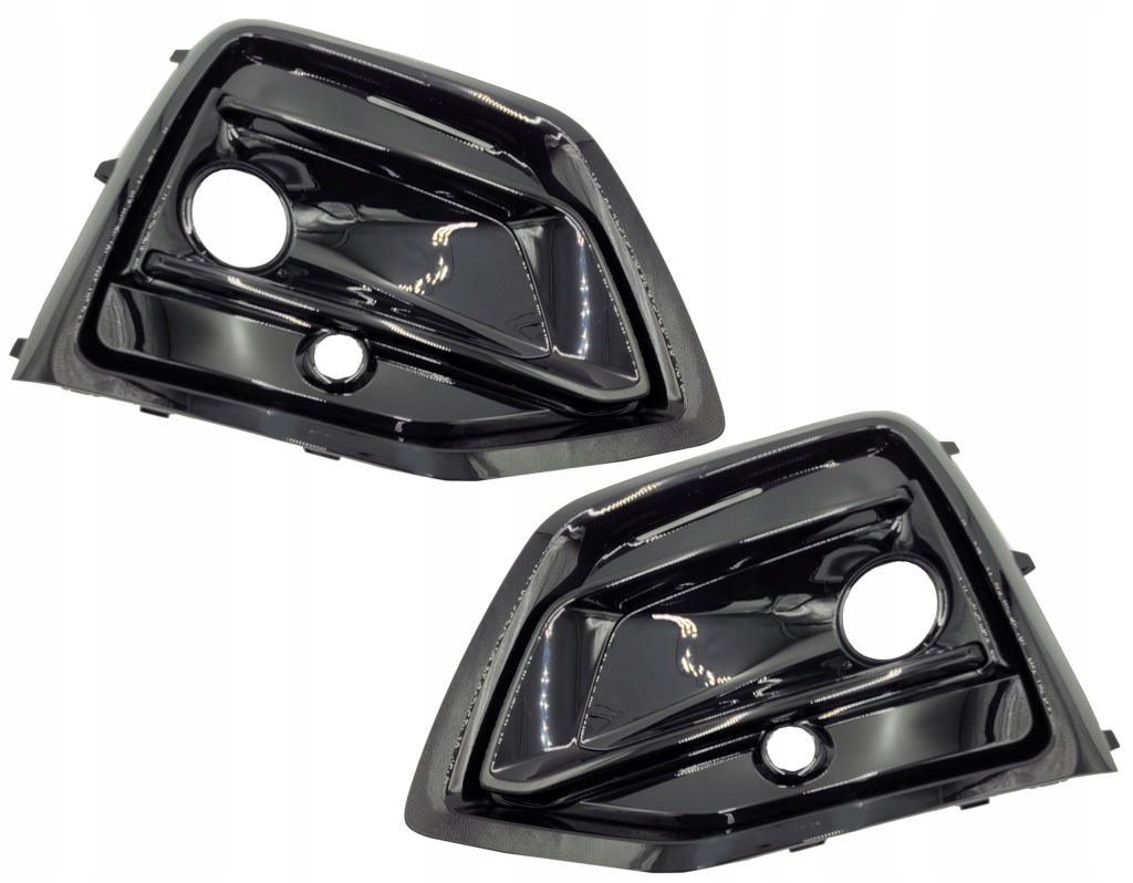 Решётка бампера перед l r + заглушки радаров audi q5 fyb 80a рестайлинг  20- черный Цена