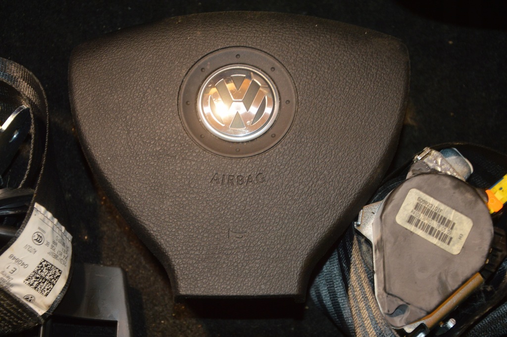 фото №4, Vw golf v панель приладів приладова, ремені, подушки безпеки