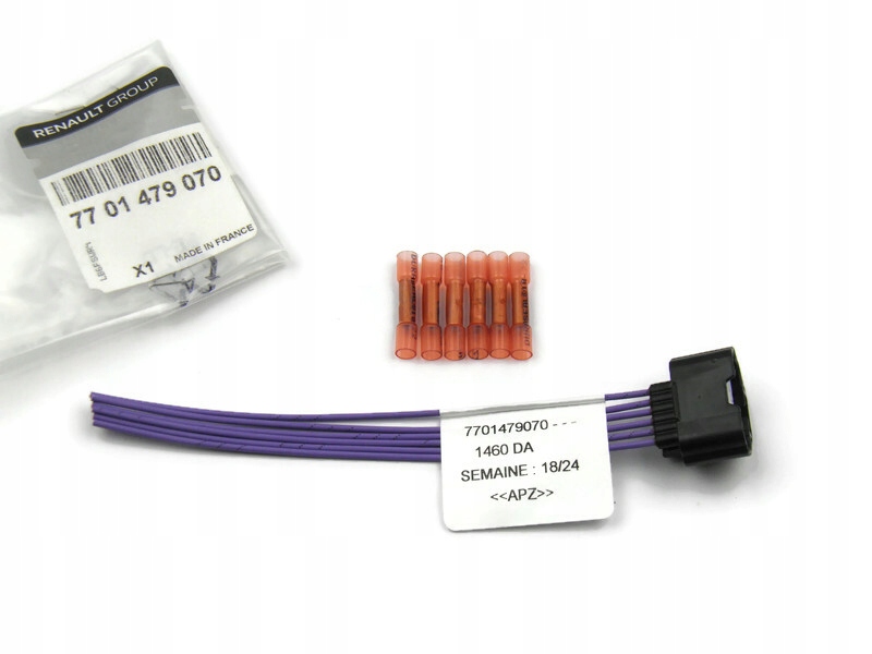 фото №1, Штекер колодка клапана egr renault 1.9 dci 05- 6 pinów оригінал