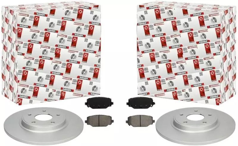 фото №1, Ferodo гальмівні диски+ гальмівні колодки задня dodge journey fiat freemont 328mm