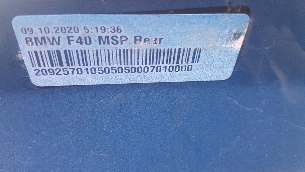 фото №6, Бампер задній bmw seria 1 f40 m-pakiet