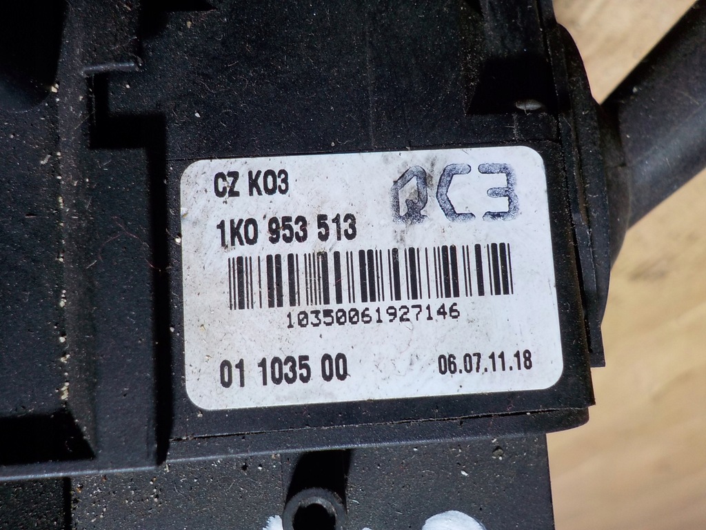 фото №3, Перемикач комбінований skoda оригінальний номер 1k0953513