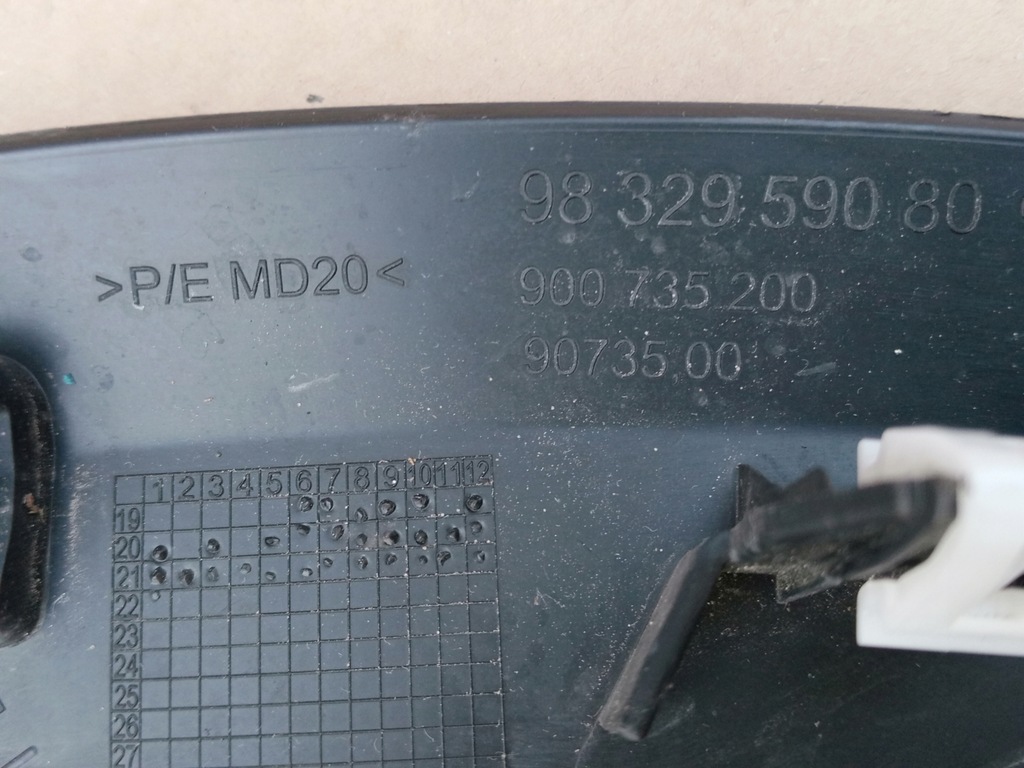 фото №9, Citroen c3 iii ліва молдинг крила перед 2019r-