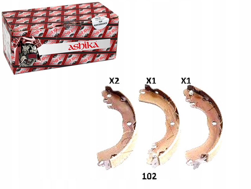 фото №1, Ash55-01-102 гальмівні колодки гальмівні nissan tiida 2 1.5d