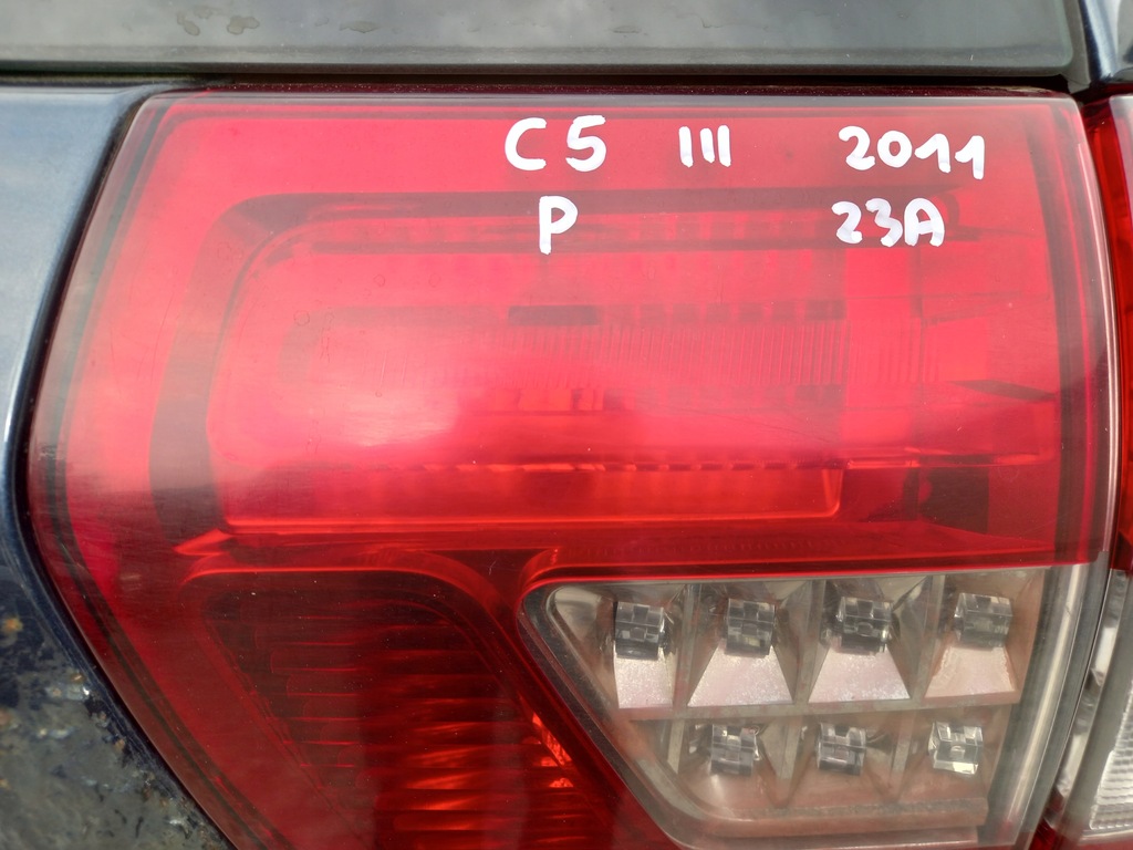 фото №5, Citroen c5 iii лампа правий задня права кришка багажника w кришка