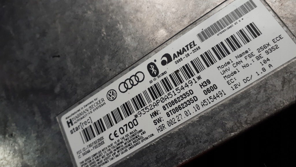 фото №5, A4 b8 модуль bluetooth a4 b8 a5 q5 8t0862335d s4 s5