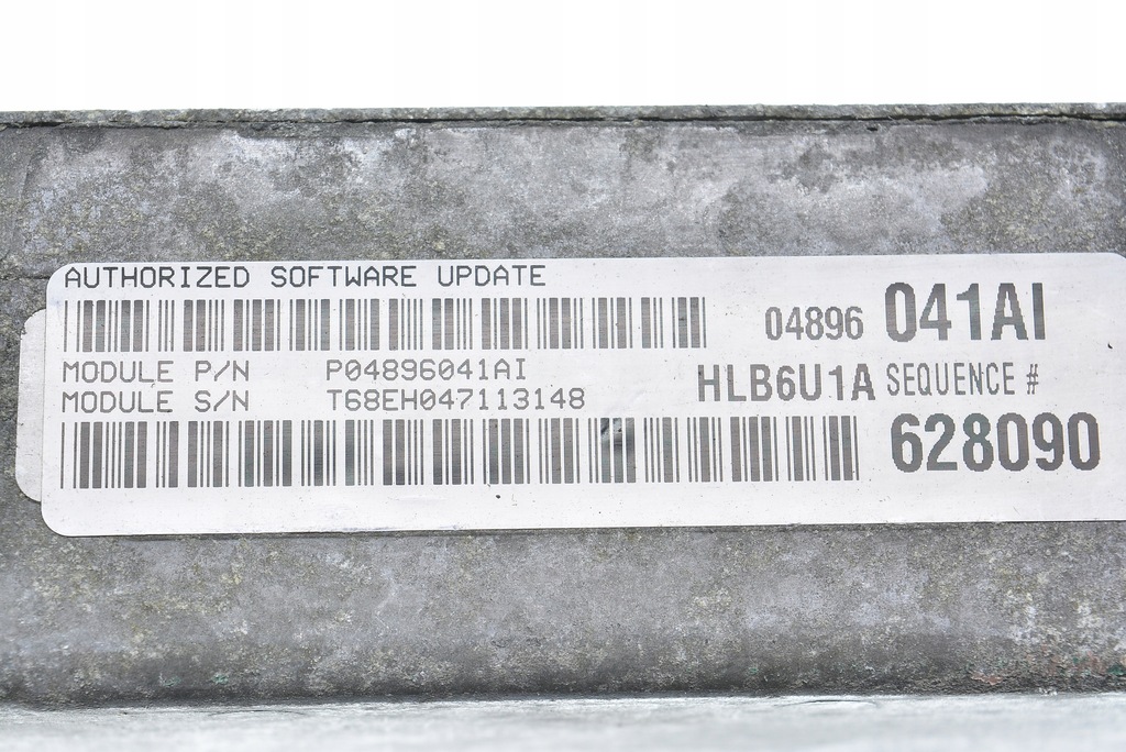 фото №4, Бортовой компьютер sebring ii 2.7 04896041ai p04896041ai