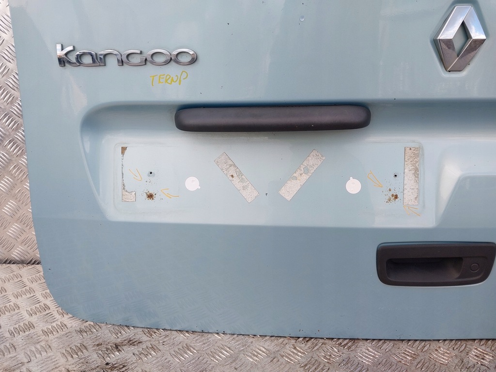 фото №3, 68. крышка багажника багажника задняя renault kangoo ii ternp