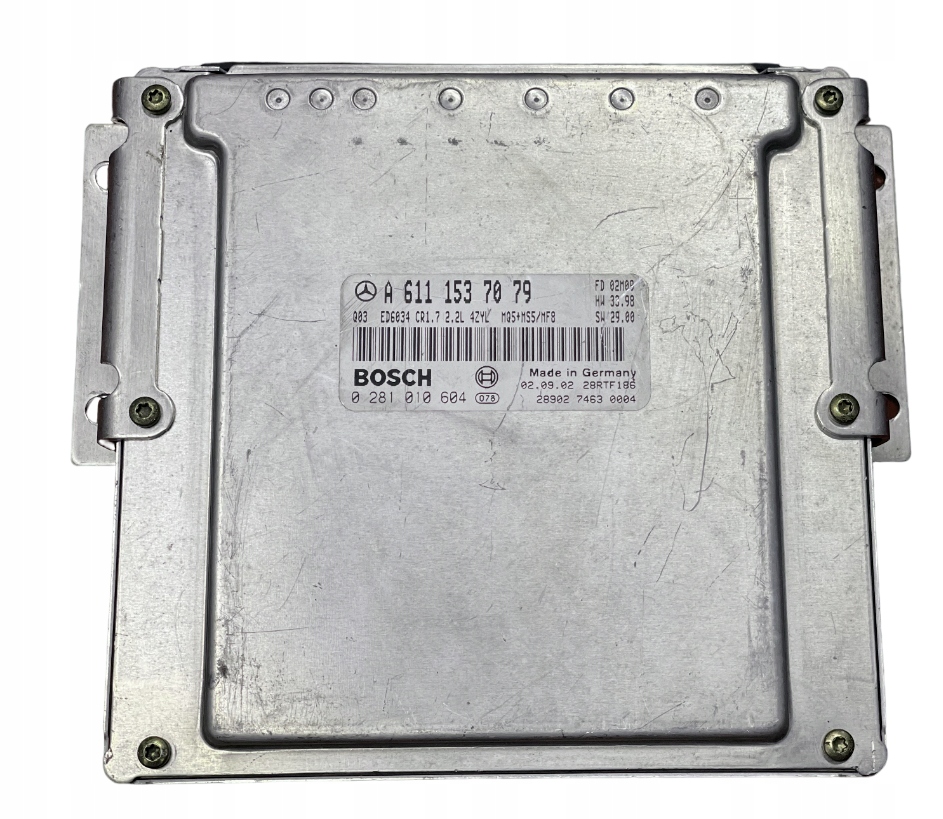 фото №1, Блок управления mercedes w638 2.2cdi 0281010604 a6111537079 + программирование