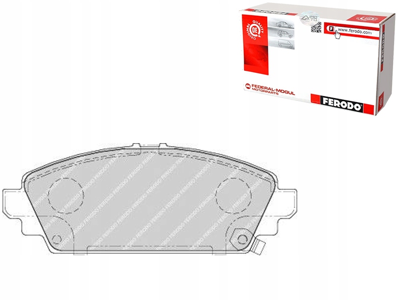 фото №1, Ferodo fdb1601 набір гальмівних колодок гальмівних, гальма дискові