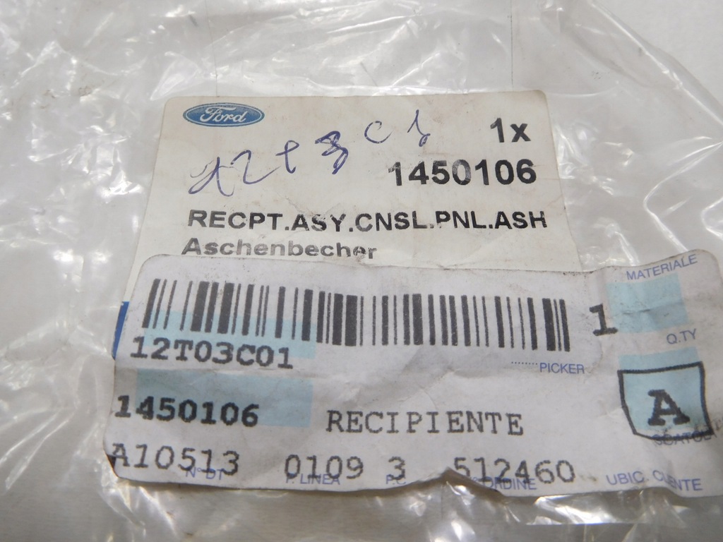 фото №7, Пепельница, контейнер ford focus 04-08/focus c-max 03-07 оригинальный номер 1450106