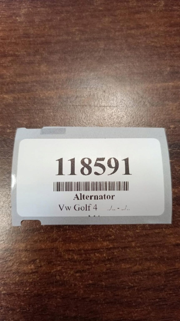 Vw golf iv 1.9 sdi генератор a0127 Київ