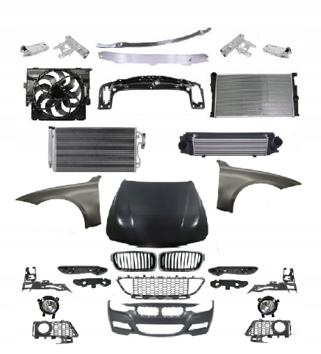 фото №1, Bmw 3 f30 2012-2019 m-pakiet kompletny перед