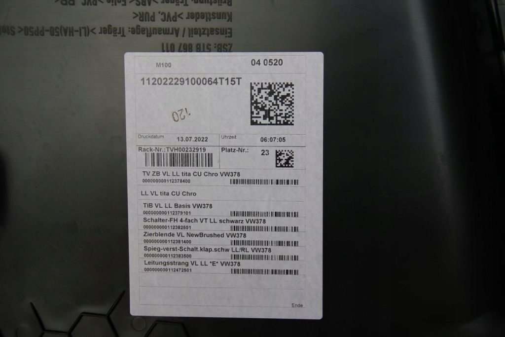 фото №5, Оббивка обшивка двері mat vw touran сталь щітка