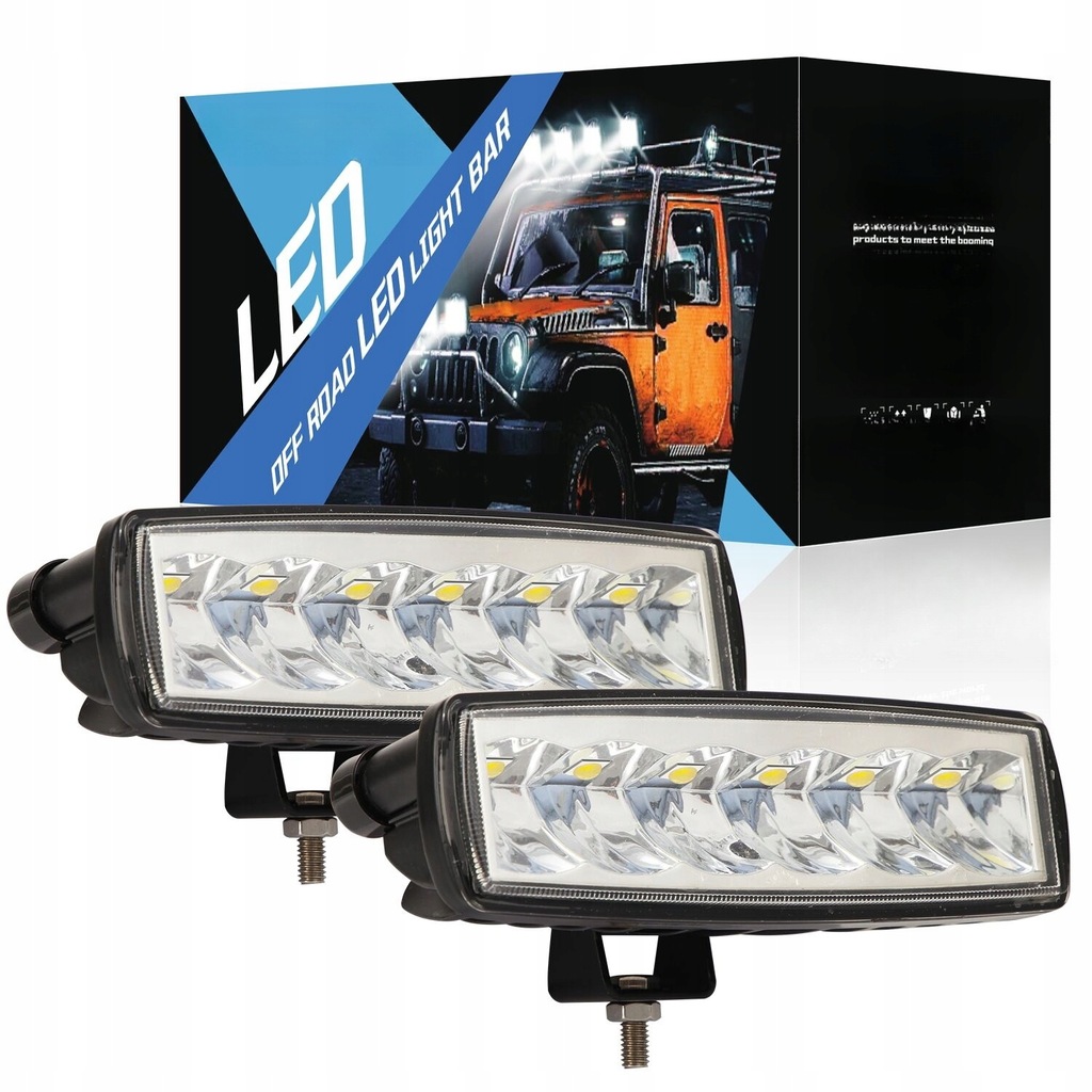 фото №8, Лампа led автомобильная фара работа offroad suv грузовик