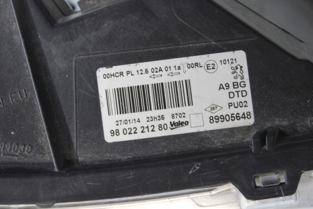 фото №6, Лампа правая перед peugeot 208 i 1 89905648 eu