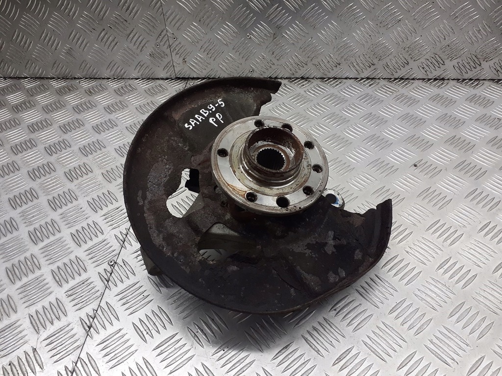 фото №1, Поворотный кулак ступица правый перед saab 9-5 2.0 t