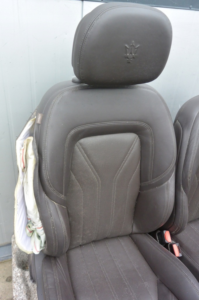 фото №5, Maserati quattroporte vi сиденья заднее сиденье кожа коричневый nappa bowers & wilkins